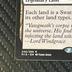 1x Urborg, Tomb of Yawgmoth rare land card - Core Set 2015 - NM/VG - Image 5