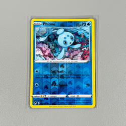 Pokemon TCG Card: PHIONE #45/195 Reverse Holo ? Rare ? Silver Tempest | NM/Mint - Image 2