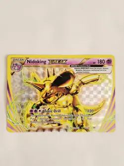 Pokemon 2016 XY Evolutions Nidoking BREAK #46 Ultra Rare Card NM - Image 1