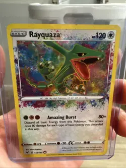 Pokemon TCG Vivid Voltage Rayquaza Holo Card 138/185 Amazing Rare - Image 4