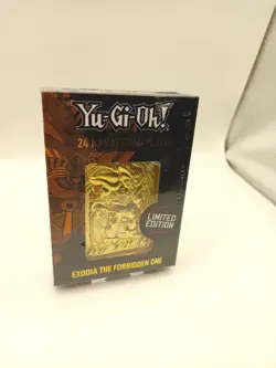 Yu-Gi-Oh! Limited Edition 24k Gold Plated Exodia the Forbidden One Metal Card - Image 2