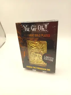 Yu-Gi-Oh! Limited Edition 24k Gold Plated Exodia the Forbidden One Metal Card - Image 3