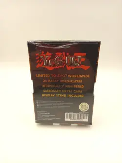 Yu-Gi-Oh! Limited Edition 24k Gold Plated Exodia the Forbidden One Metal Card - Image 4