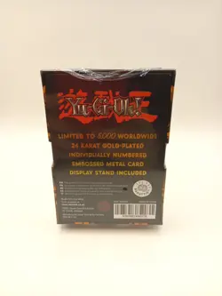 Yu-Gi-Oh Summoned Skull 24 Karat Gold Plated Metal Card Limited Edition -... - Image 4