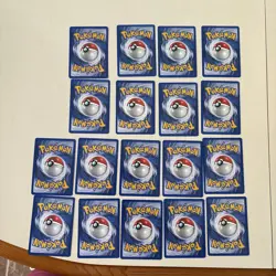 Pokemon TCG Neo Genesis lot of 18 cards. Rare, Uncommon, Common. VG. Vintage - Image 2