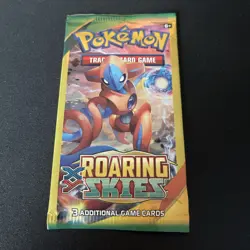 Pokemon TCG Roaring Skies 3-Card Booster Pack Sealed RARE - Image 1