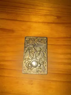 Pokemon Cards 23K Gold Plated CHARIZARD Trading Card 1999 Burger King - Image 1