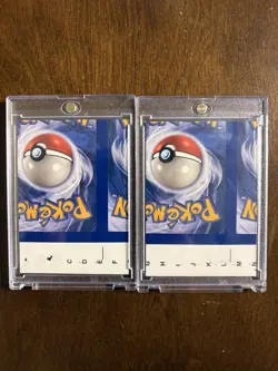 Pokemon Fossil Holo Bottom Of Sheet NFC Hitmonlee Muk Cut Cards (dragonite) - Image 2