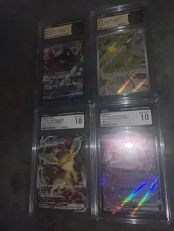 Lot Of 4 Cgc Graded Pokemon Cards , 2 Pristine 10s, 2 Gem Mt 10’s - Image 3
