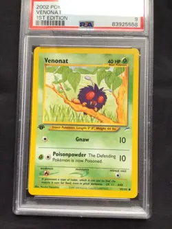 Pokemon Cards: 1st Edition Neo Destiny Common: Venonat 90/105: PSA 9 - Image 2