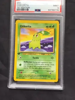 Pokemon Cards: 1st Edition Neo Genesis Common: Chikorita 53/111: PSA 9 - Image 2