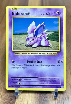 Nidoran 43/108 Evolutions XY Non Holo Common Pokemon Card NM - Image 1
