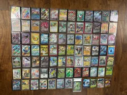 Huge Lot of Pokemon Cards EX V MAX FULL ART HOLO V STAR 84 Cards RARE - Image 1