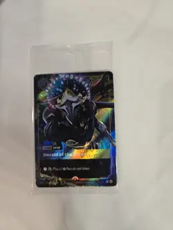 2 Pack Sealed Riftbound Foil Promo Card, Herald Of The Arcane - Image 1