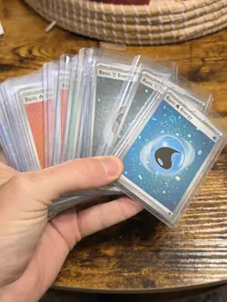 Pokemon Card Lot - 16 Holo Energy Cards from Scarlet and Violet Era COMPLETE set - Image 1