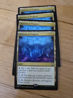 Mtg Horizon Of Progress X4; Commander - Image 1
