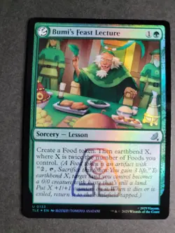 Bumi's Feast Lecture (Foil) Uncommon MTG Avatar Eternal - Image 1