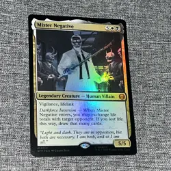 Magic The Gathering - Spider Man - Mister Negative - MYTHIC - Foil - 0135 NM/M - Image 1