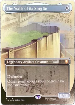 MTG The Walls of Ba Sing Se BORDERLESS - x1 - NM - Avatar The Last Airbender - Image 1