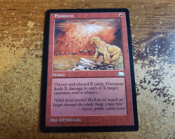 Firestorm - Weatherlight (WTH) - MTG Magic - Reserved List - Lightly Played - Image 1