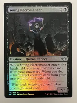 Young Necromancer Modern Horizons 2 Foil MTG NM - Image 1
