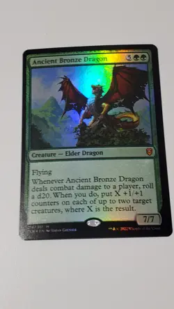 Ancient Bronze Dragon Commander Legends: Battle for Baldur's Gate Foil - Image 1