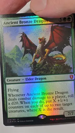 Ancient Bronze Dragon Commander Legends: Battle for Baldur's Gate Foil - Image 2