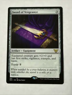 MTG Sword of Vengeance NEC Rare Normal #164 - Image 1
