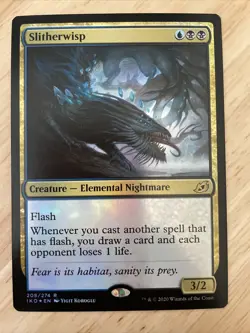 MTG Slitherwisp Ikoria: Lair of Behemoths #208/274 FOIL Rare NM/M - Image 1