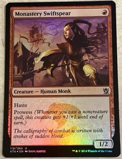 Monastery Swiftspear Khans of Tarkir Foil - Image 1