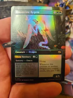 MTG - Tarkir: Dragonstorm - Bloomvine Regent - Borderless - NM - Foil - Image 2