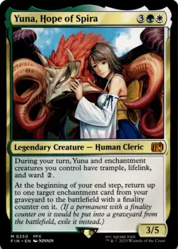 MTG Yuna, Hope of Spira Normal NM FINAL FANTASY Magic 250 - Image 1