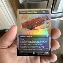Phoenix Fleet Airship - 323 - MTG Avatar: The Last Airbender - Borderless - FOIL - Image 1