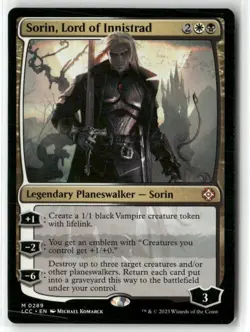 Sorin, Lord of Innistrad Commander: the Lost Caverns of Ixalan Regular - Image 1