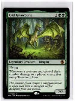 Old Gnawbone Adventures in the Forgotten Realms LP x1 MTG Magic: the Gathering - Image 1