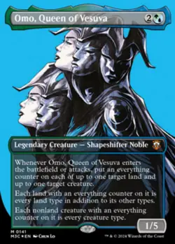 Omo, Queen of Vesuva (Borderless) - Commander: Modern Horizons 3 (M3C) - Image 1