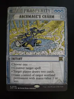 Archmage's Charm NM Outlaws of Thunder Junction: Breaking News MTG FREE SHIP - Image 1