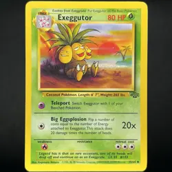 Pokemon TCG Jungle Exeggutor Non Holo Uncommon 35/64 Vintage WOTC LP - Image 1