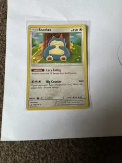 Pokemon Snorlax 158/214 - SM Unbroken Bonds - Holo Rare - Near Mint - Image 1
