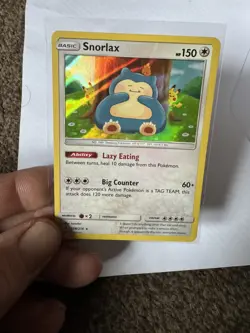 Pokemon Snorlax 158/214 - SM Unbroken Bonds - Holo Rare - Near Mint - Image 2