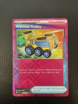 Precious Trolley (Ace Spec) 185/191 Surging Sparks Pokemon TCG Card A - Image 1