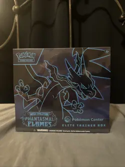 Pokemon Center Phantasmal Flames Elite Trainer Box Mega Evolution Factory Sealed - Image 1