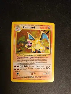 1999 Charizard 4/102 - Base Set Unlimited Holo - Pokemon TCG - Lightly Played - Image 1