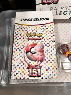 Pokemon S&V EMPTY 151 Booster Bundle Display Box & 10 EMPTY Booster Bundles, UPC - Image 3