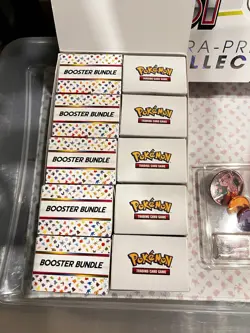 Pokemon S&V EMPTY 151 Booster Bundle Display Box & 10 EMPTY Booster Bundles, UPC - Image 4