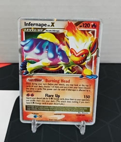 Infernape LV.X DP10 Damaged Diamond & Pearl Holo Pokemon TCG - Image 1