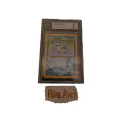 Blastoise Set Base Unlimited Eng Holo Rare Beckett 8 2/102 Pokemon Starter - Image 1