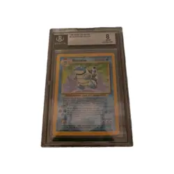 Blastoise Set Base Unlimited Eng Holo Rare Beckett 8 2/102 Pokemon Starter - Image 3