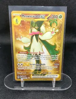 Pokemon TCG Meowscarada EX Scarlet & Violet - Paldea Evolved 271/193 Holo Hyper - Image 1