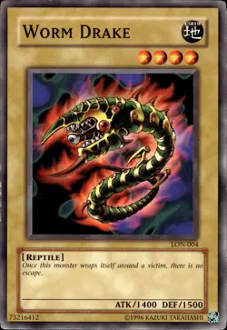 Worm Drake - LON-004 - LP - YuGiOh - Image 1